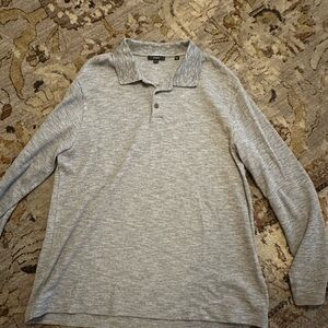 Vince Light Gray Polo Shirt